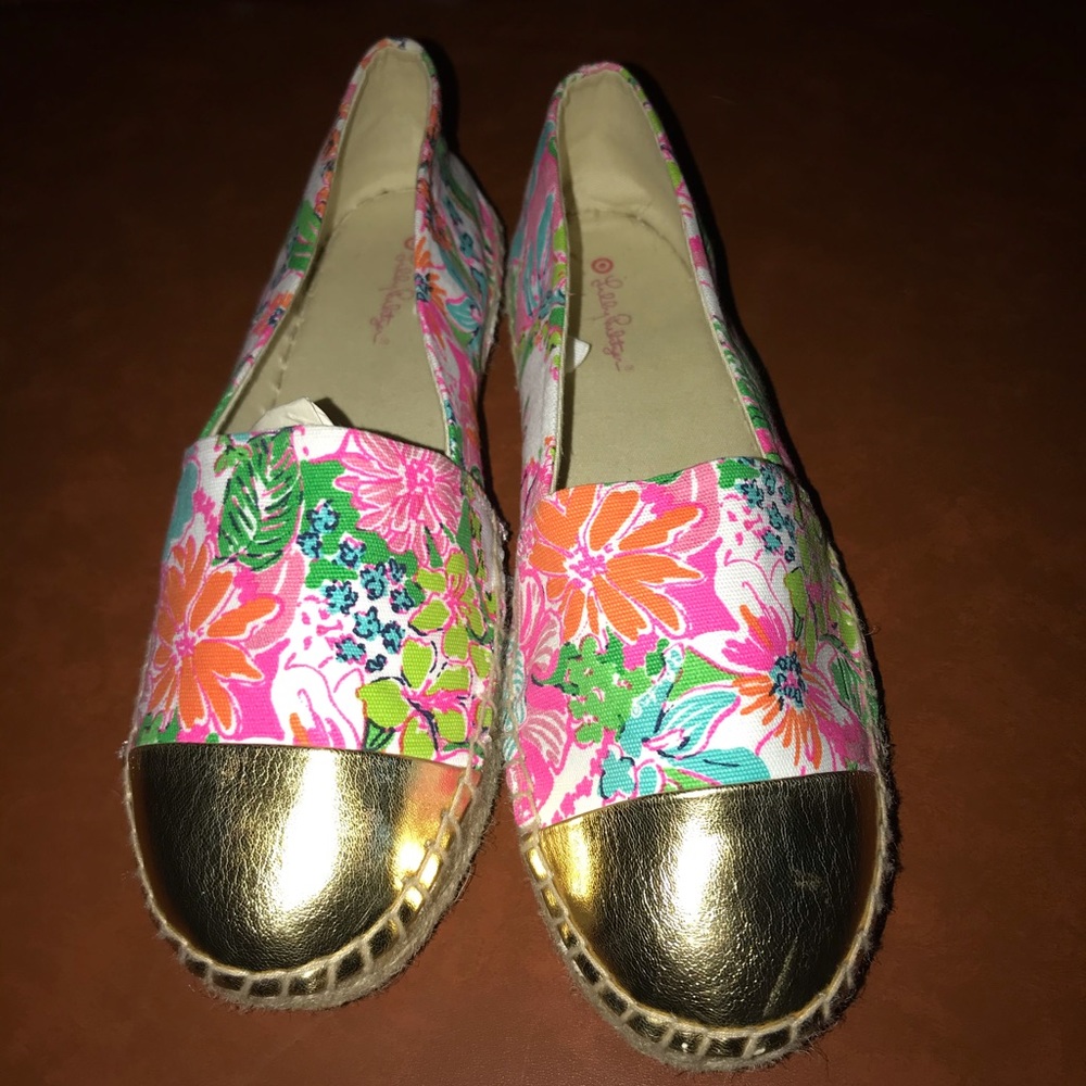 "SOLD" LILLY PULITZER FOR TARGET ESPADRILLES - Picture 1 of 6